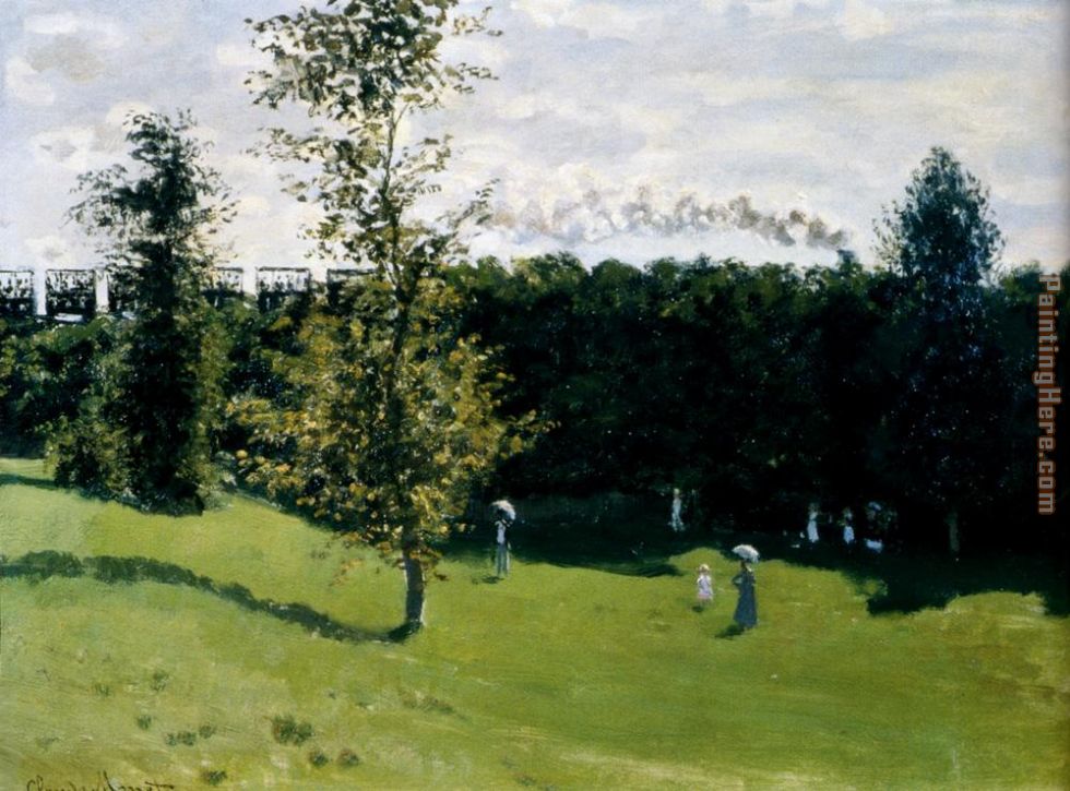 Claude Monet Train In The Country